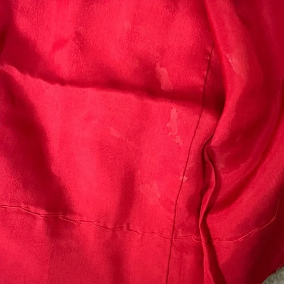 VINTAGE JANES CHEN Red Cheongsam Dress - Picture 10 of 10